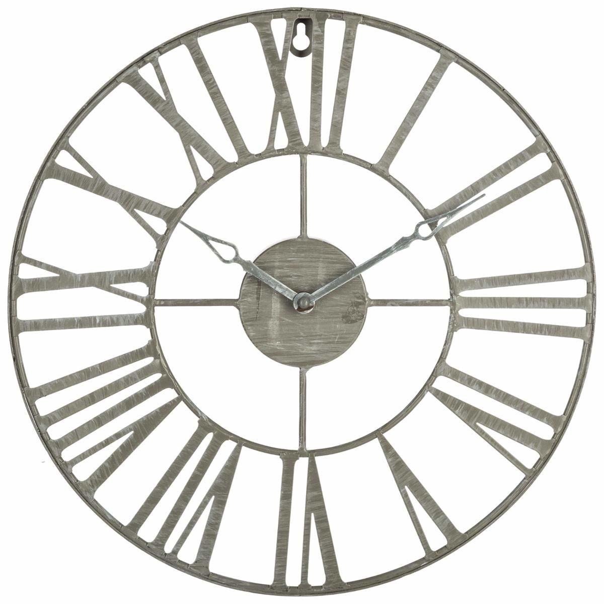Zegar Ścienny Loft Szary 37 cm
