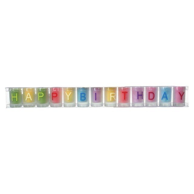 Świeczki urodzinowe - Happy birthday