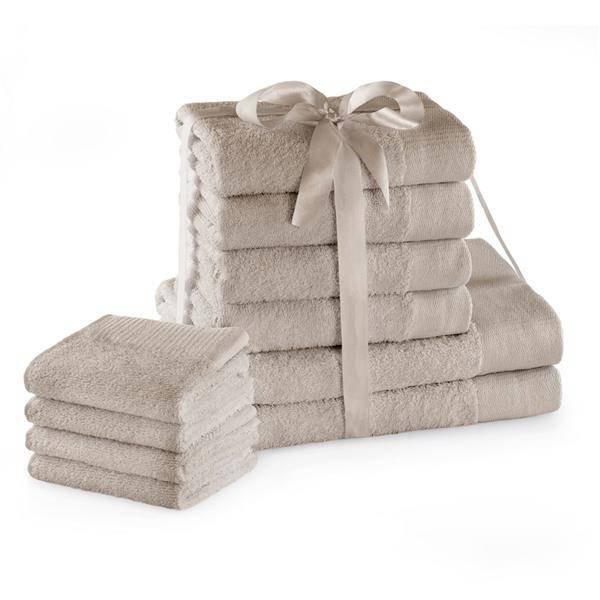 AmeliaHome komplet ręczników frotte 2szt. 70x140 +4szt. 50x100 +4szt. 30X50