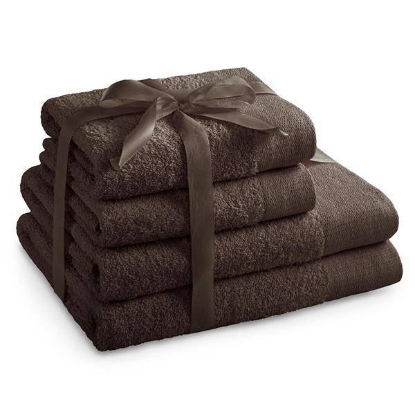 AmeliaHome komplet ręczników frotte 2szt. 70x140 +2szt. 50x100