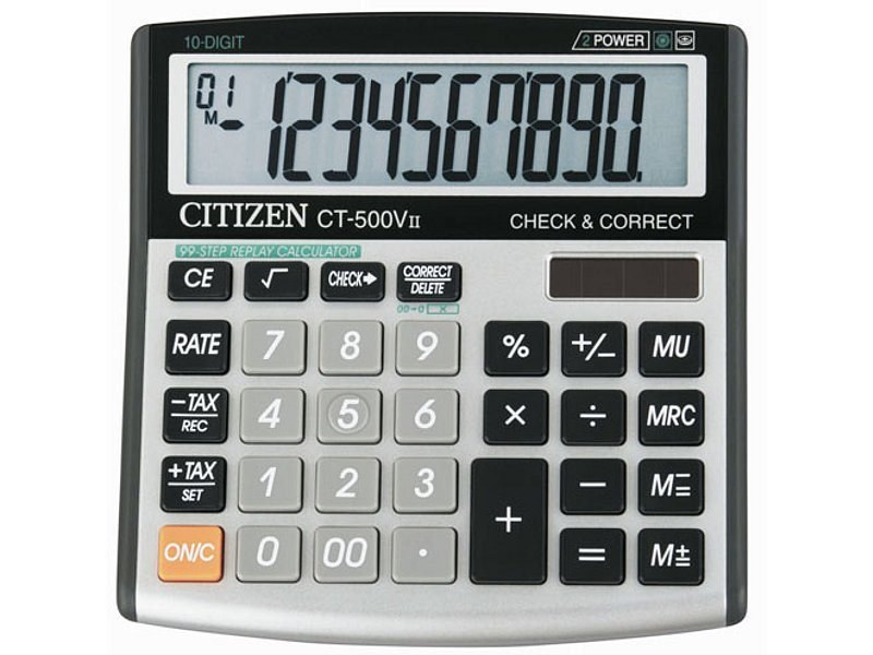 Kalkulator Citizen Ct-500v Ii