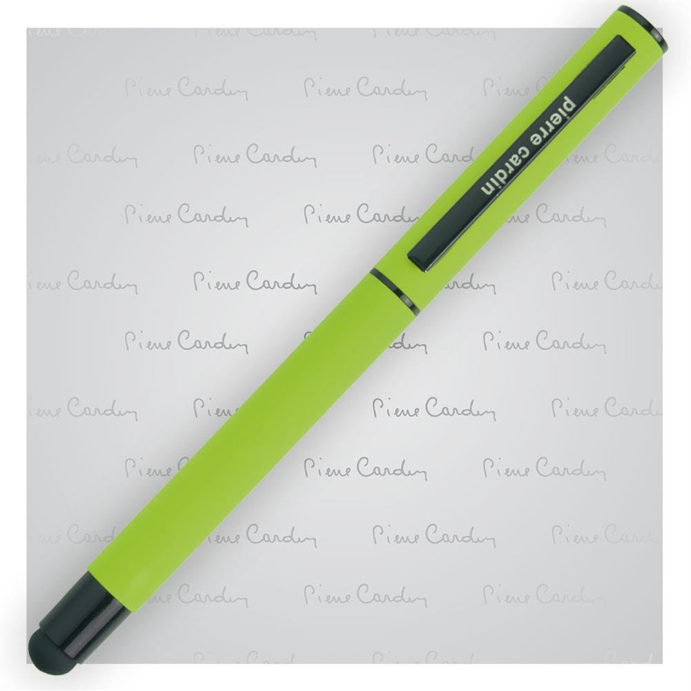 Pióro kulkowe touch pen, soft touch PIERRE CARDIN Celebration Zielone - zielony