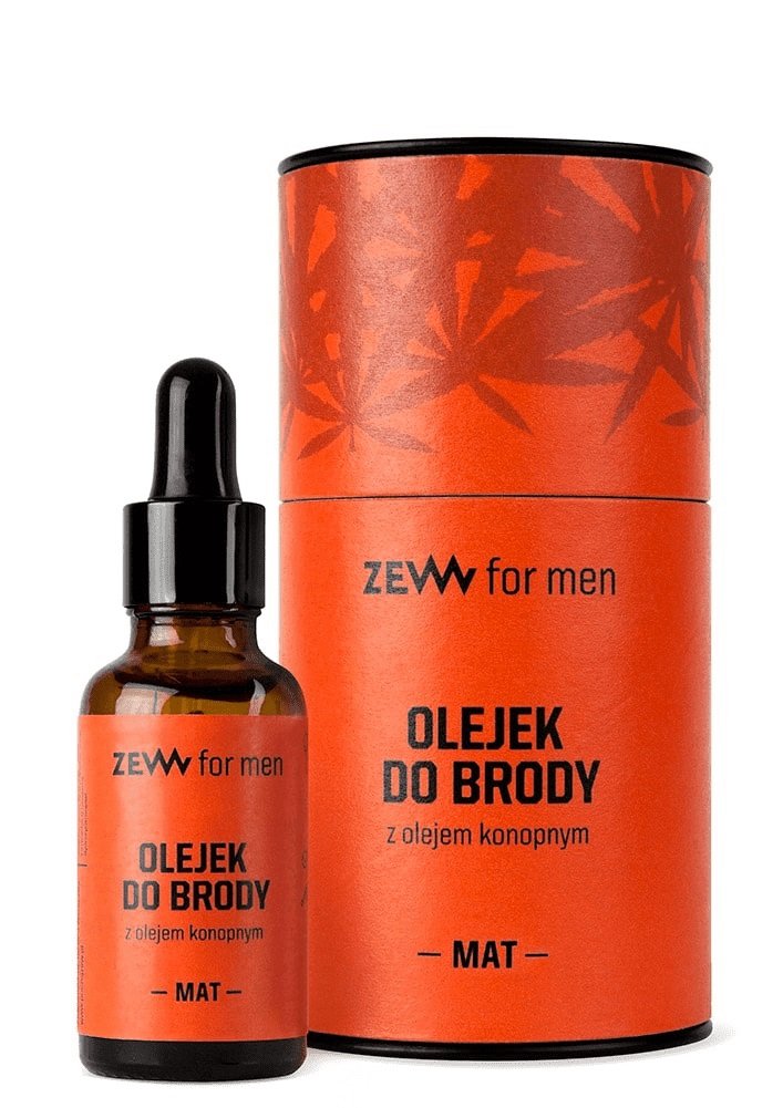ZEW ZEW Olejek do brody z olejem konopnym POŁYSK 30ml