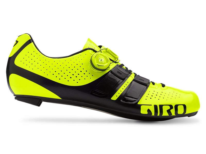 GIRO, Buty rowerowe męskie, FACTOR TECHLACE, żółty, czarny, rozmiar 47