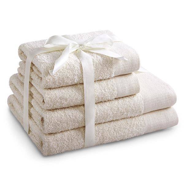 AmeliaHome komplet ręczników frotte 2szt. 70x140 +2szt. 50x100