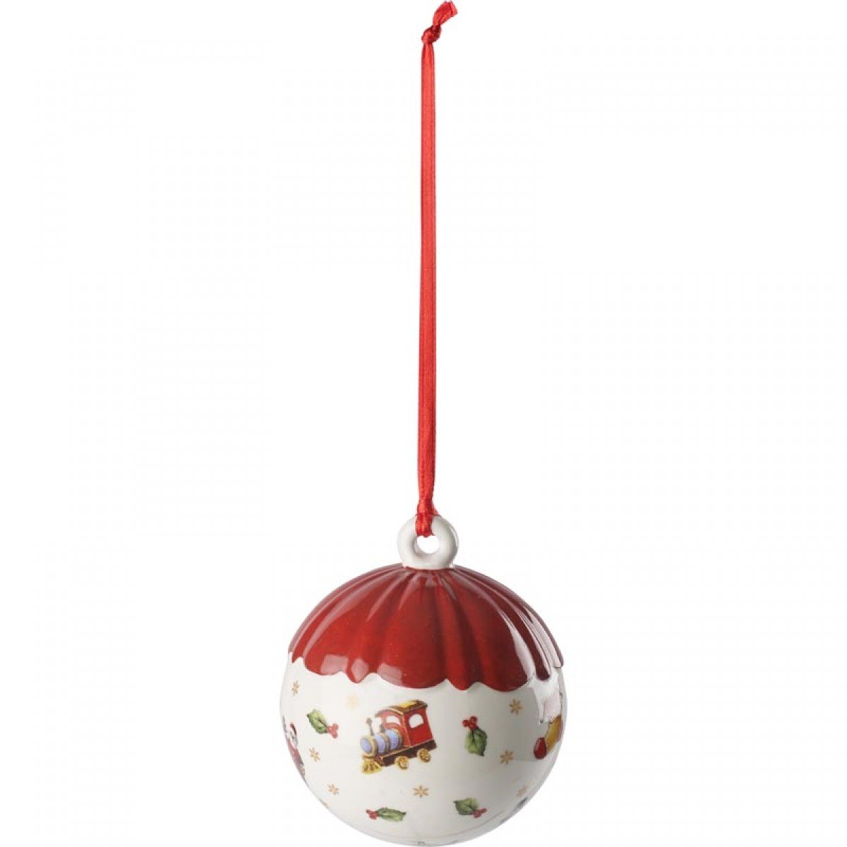Villeroy Boch Toy's Delight kula dekoracyjna, z wysokiej jakości porcelany, 6 cm, w bożonarodzeniowym opakowaniu prezentowym 14-8659-6851