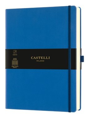 Castelli Notatnik 19x25cm kratka Castelli Aquarela Blue Sea 8051166572865