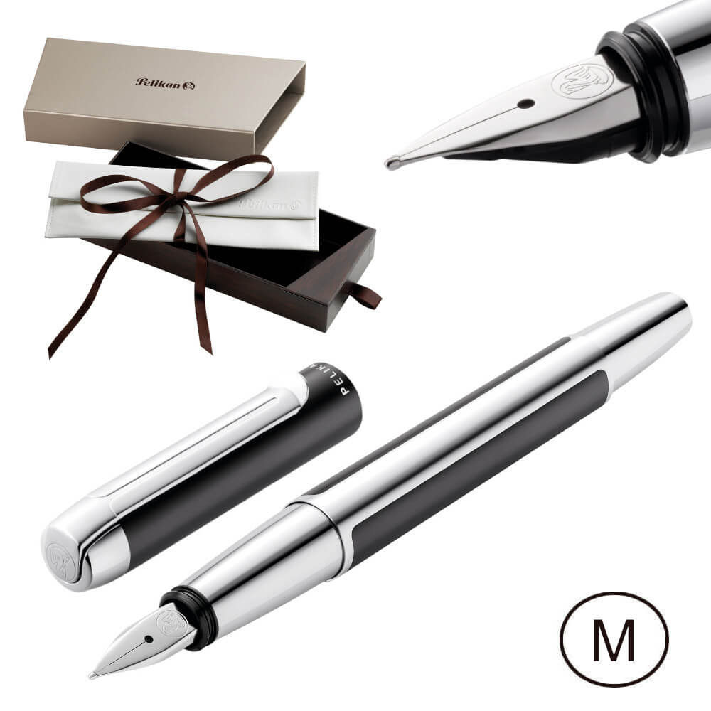 Pelikan Füllhalter PURA P40 M Anthrazit Faltschachtel 817134