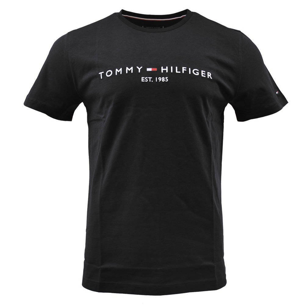 Koszulka męska Tommy Hilfiger T-Shirt czarna - MW0MW11465BAS - L