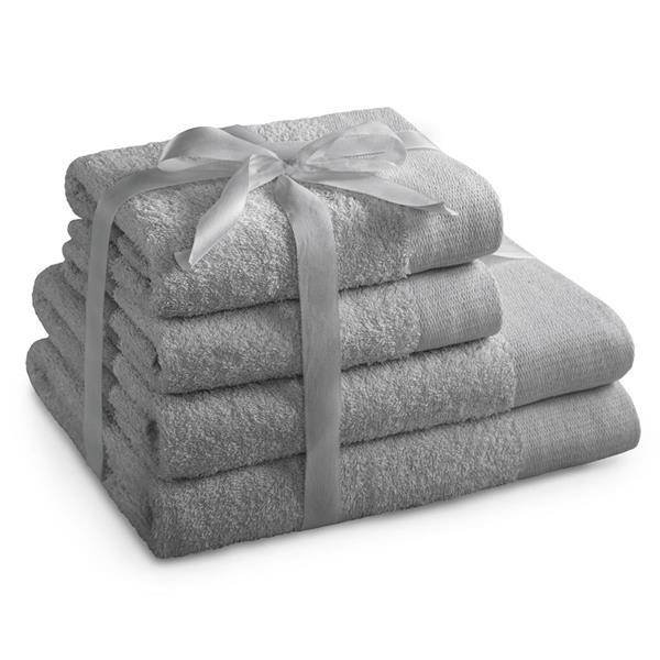 AmeliaHome komplet ręczników frotte 2szt. 70x140 +2szt. 50x100