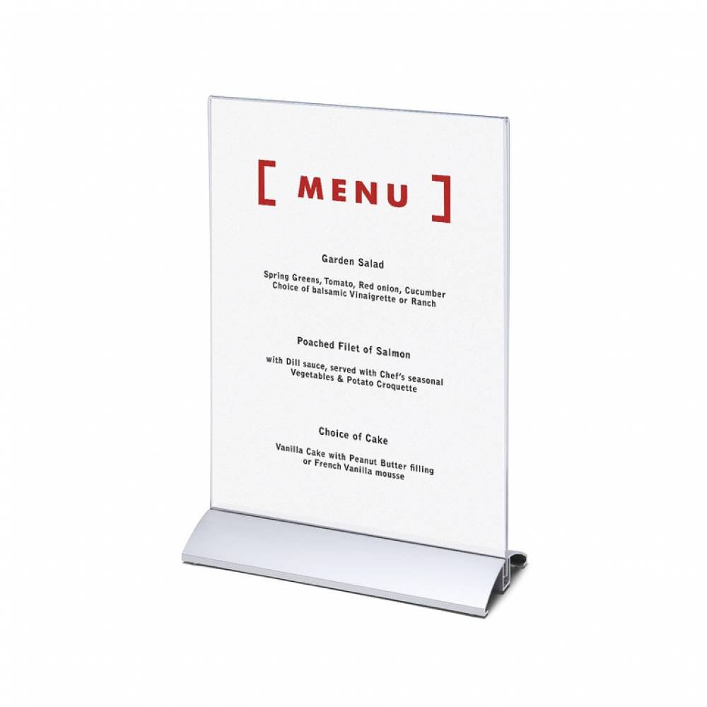 Stojak informacyjny, A3, 43,1 cm, srebrny