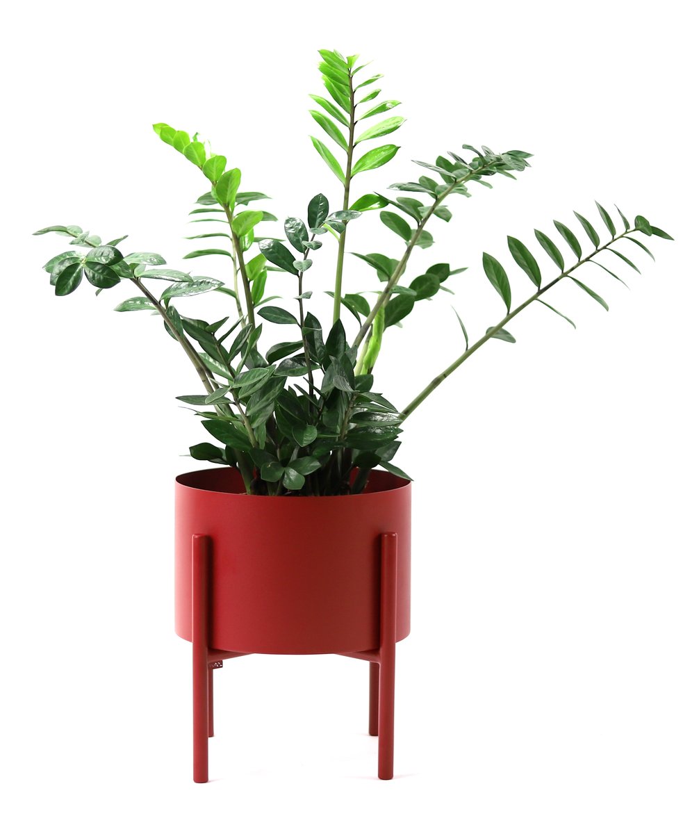 Kwietnik Metalowy MOYENE 37cm Butelkowa Zieleń