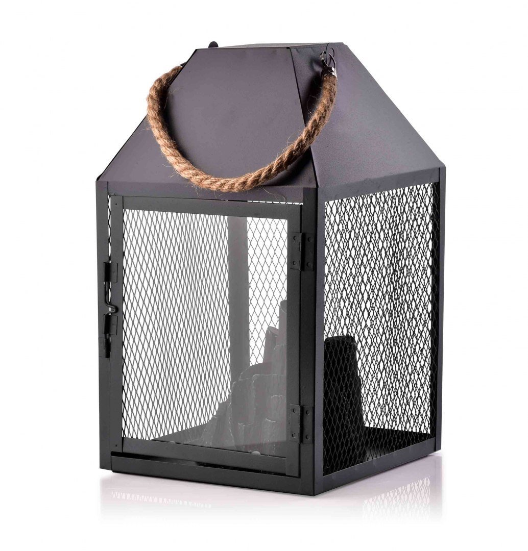 Mondex MONDEX KANVAR LAMPION KOMINEK LED 17 X 17 X 30 CM METAL SZKŁO HTOA0175 1