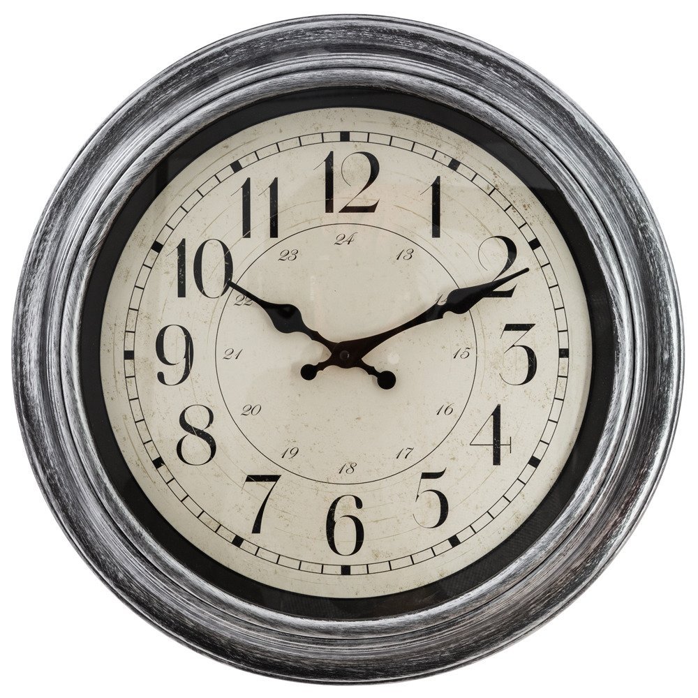 Zegar w stylu retro, ozdoba naścienna upiększająca wnętrze