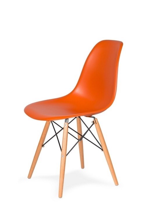 King Home Krzesło DSW Wood King Bath sycylijski pomarańcz K-130.ORANGE.O8.DSW