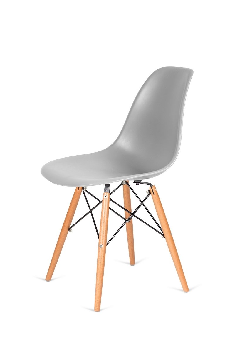 King Home Krzesło DSW Wood King Bath jasny platynowy K-130.L.GREY.05.DSW