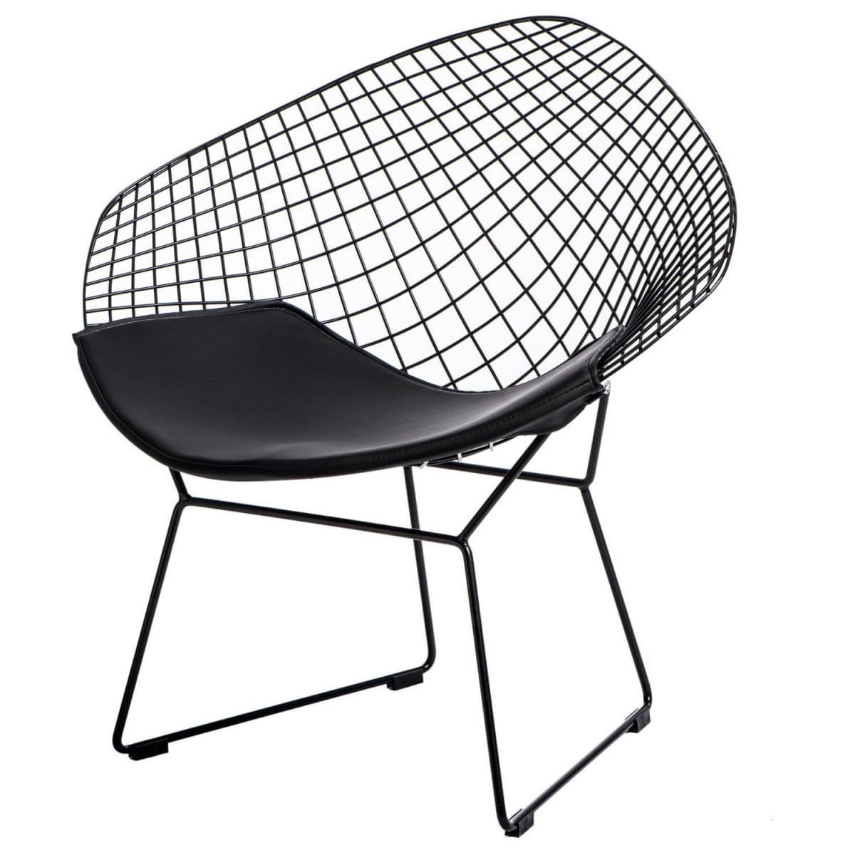 D2.Design Krzesło HarryArm czarne poduszka czarna 162532