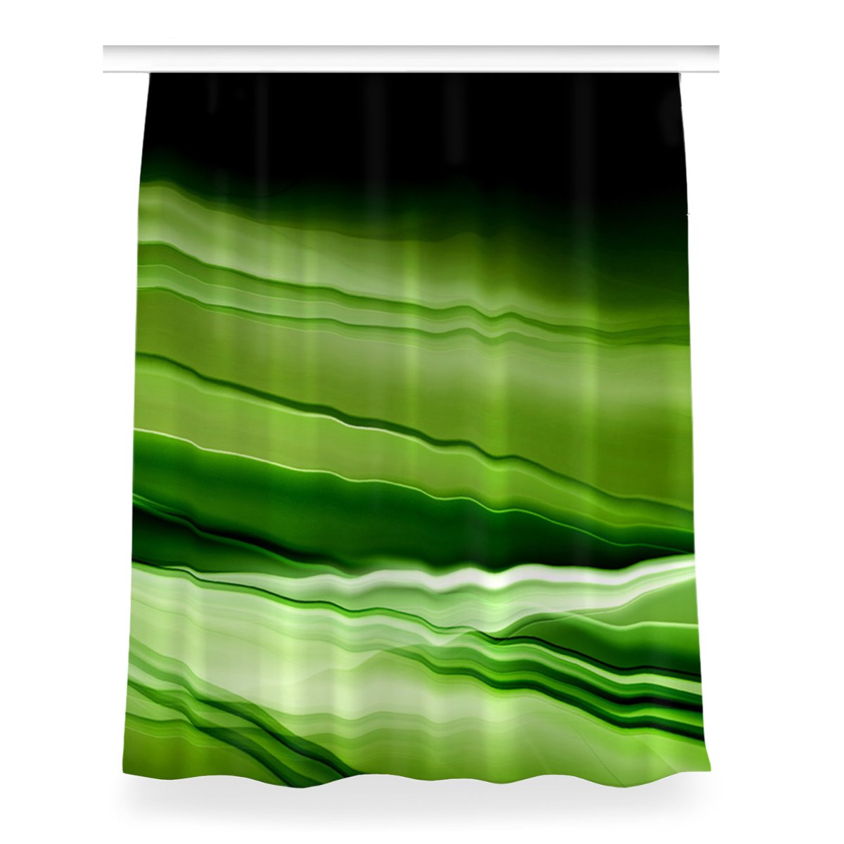 Zasłona przelotki Abstrakcja trawiasta 150x200 cm, Fabricsy