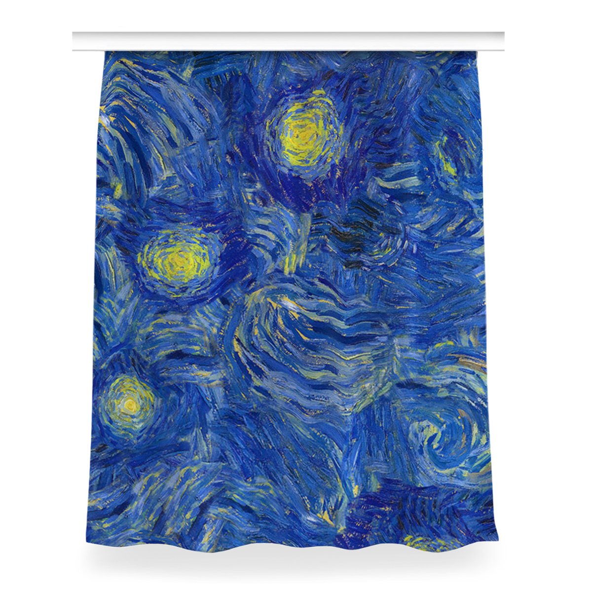 Zasłona gotowa Kwitnący migdałowiec dekor 150x200, Fabricsy