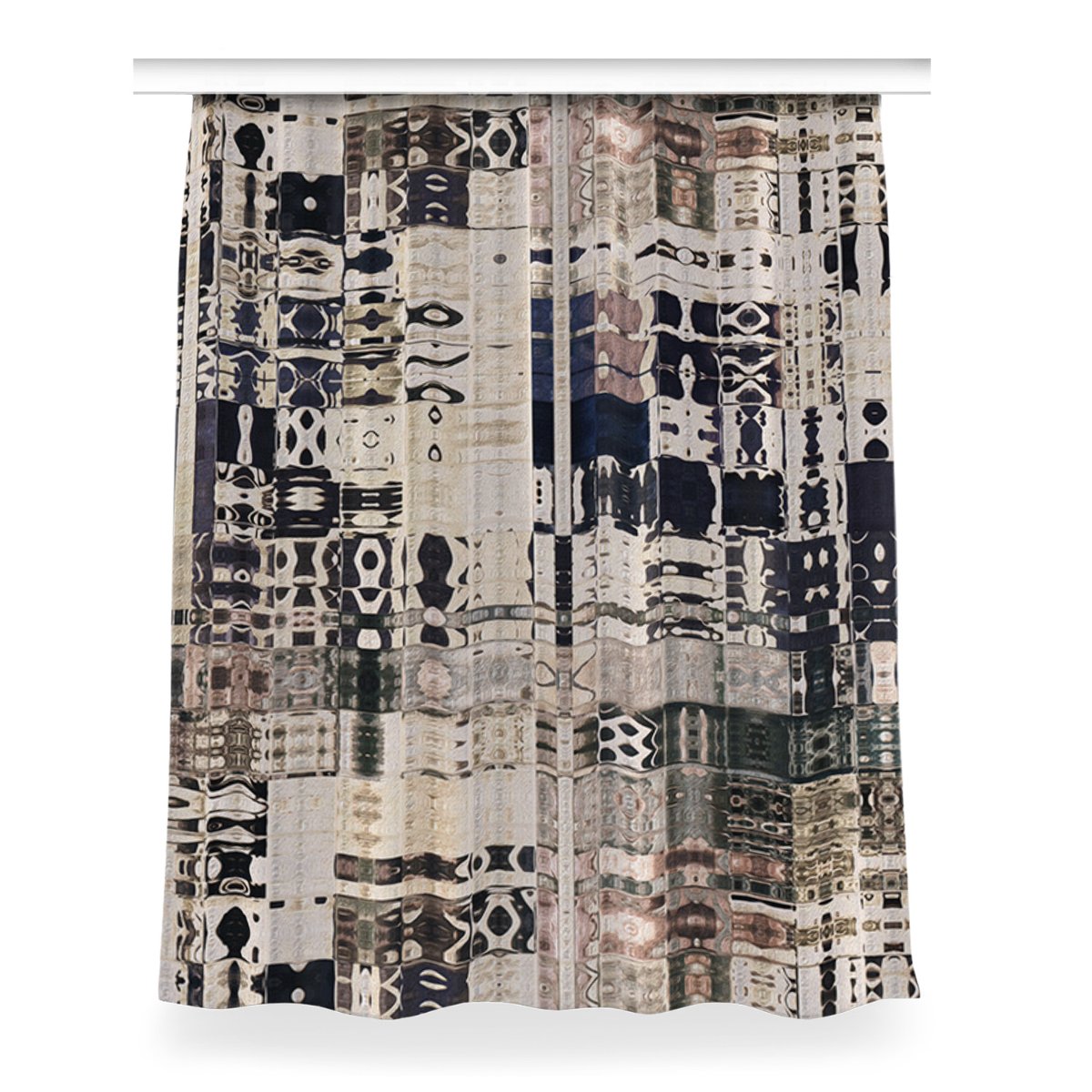 Zasłona do sypialni Styl Boho Płytki dekor 150x200, Fabricsy