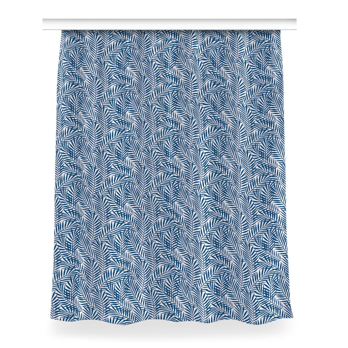 Zasłona przelotki Geometryczne liście wzór 150x200, Fabricsy