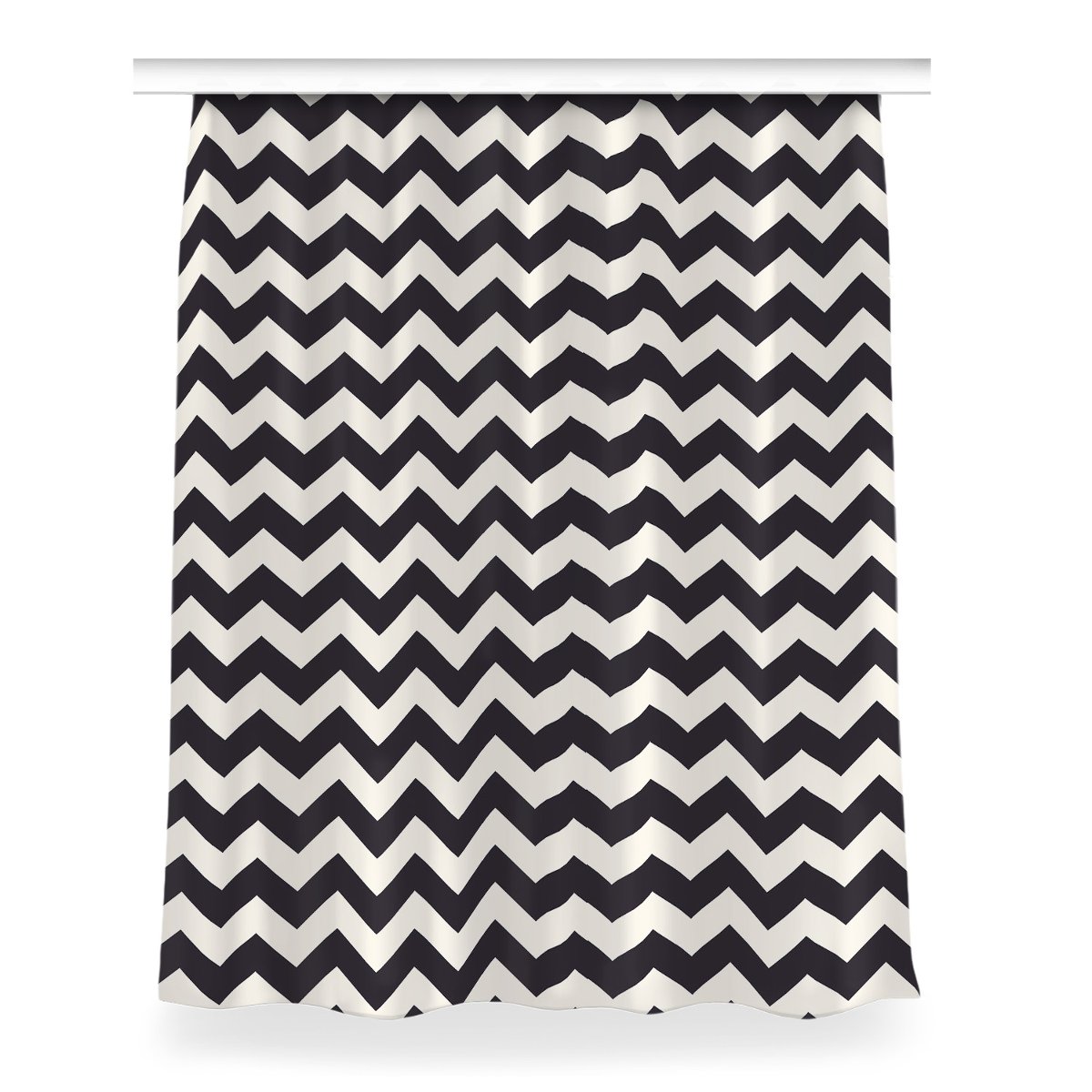 Zasłona gotowa do salonu Zygzaki do pokoju 150x200, Fabricsy