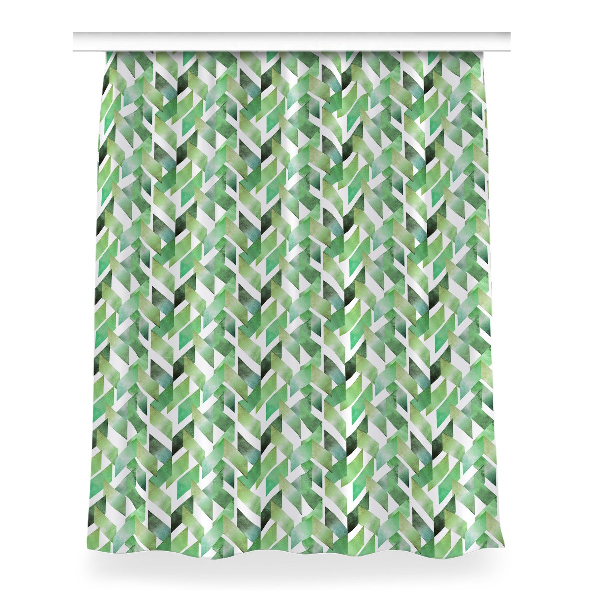 Zasłona Bałaganiarska jodełka do sypialni 150x200, Fabricsy