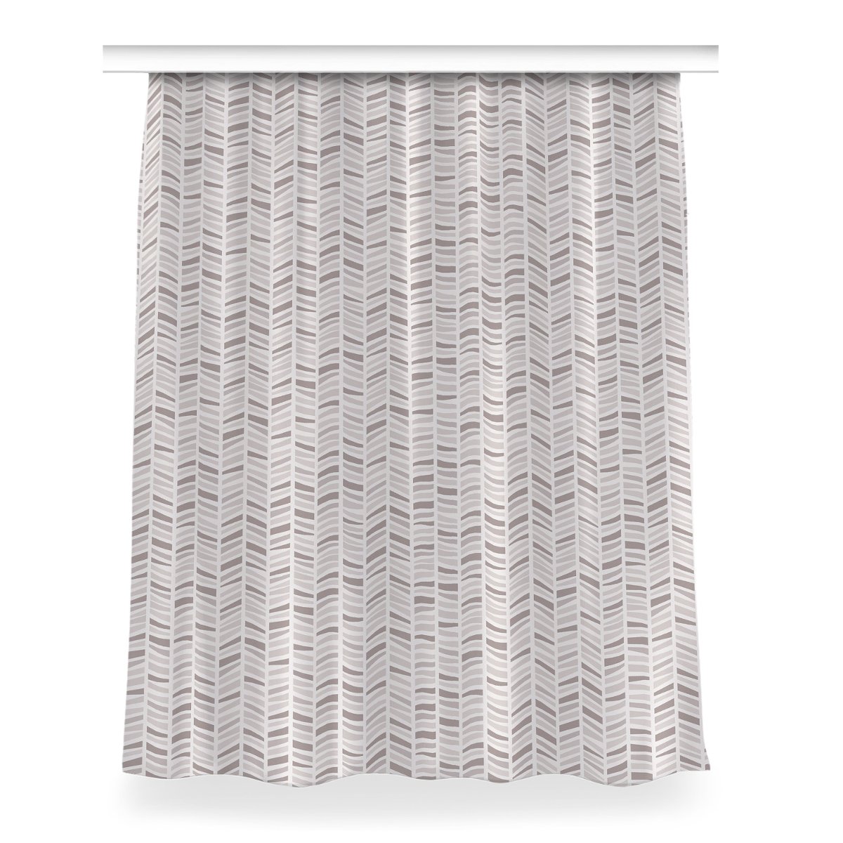 Zasłona Geometria w jodełkę do pokoju 150x200 cm, Fabricsy