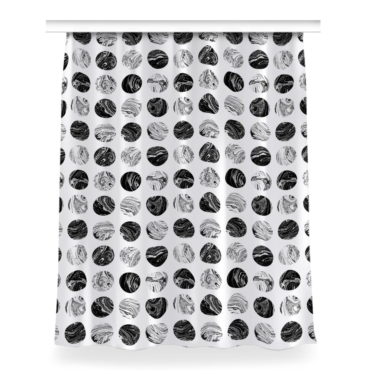 Zasłona przelotki Wzorzysty Księżyc wzór 150x200, Fabricsy