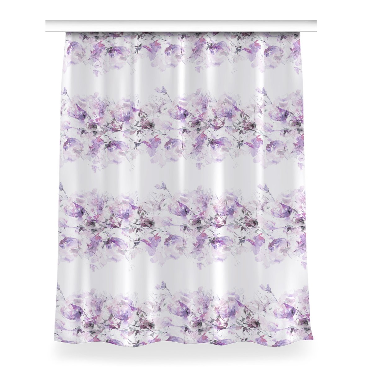 Zasłona gotowa Abstrakcja kwiatowa dekor 150x200, Fabricsy