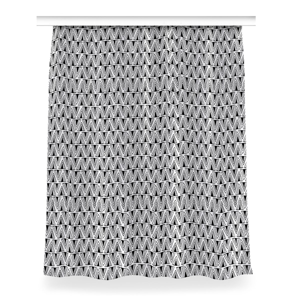 Zasłona wzór Trójkąty Wzór Boho do pokoju 150x200, Fabricsy