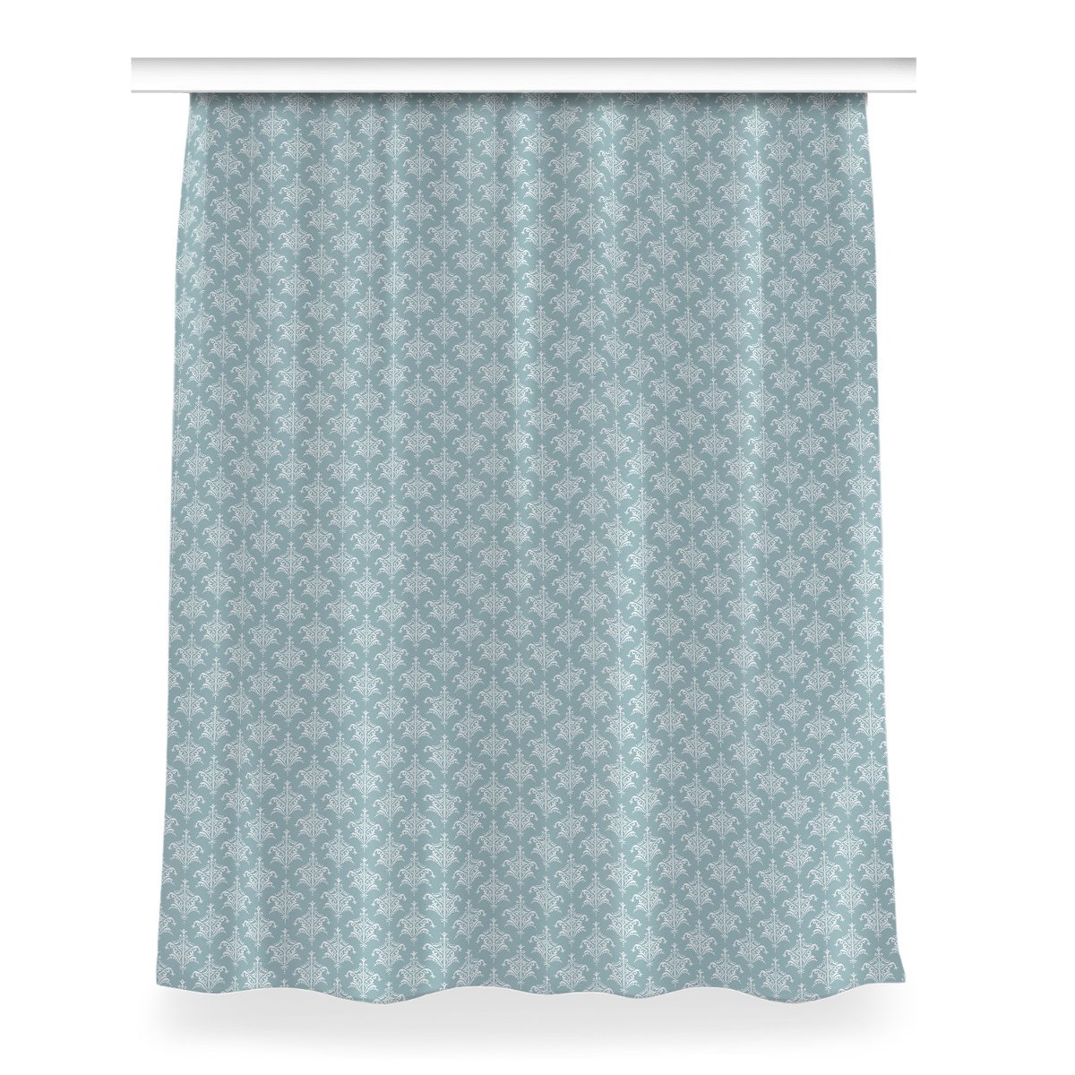 Zasłona przelotki do salonu Damask dekor 150x200, Fabricsy