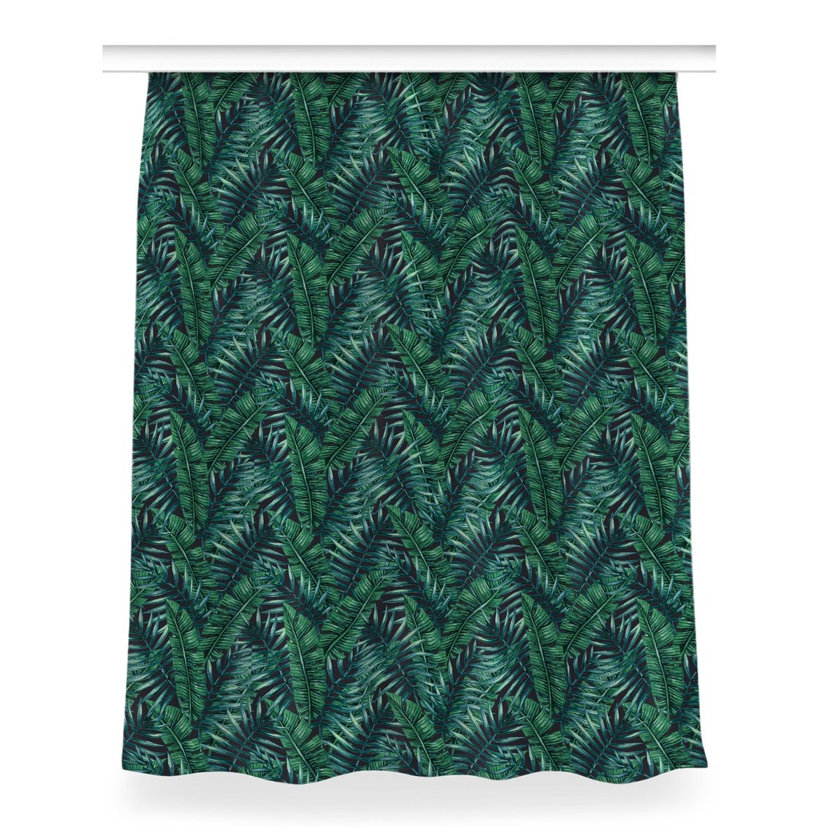 Zasłona do sypialni Tropikalne liście wzór 150x200, Fabricsy