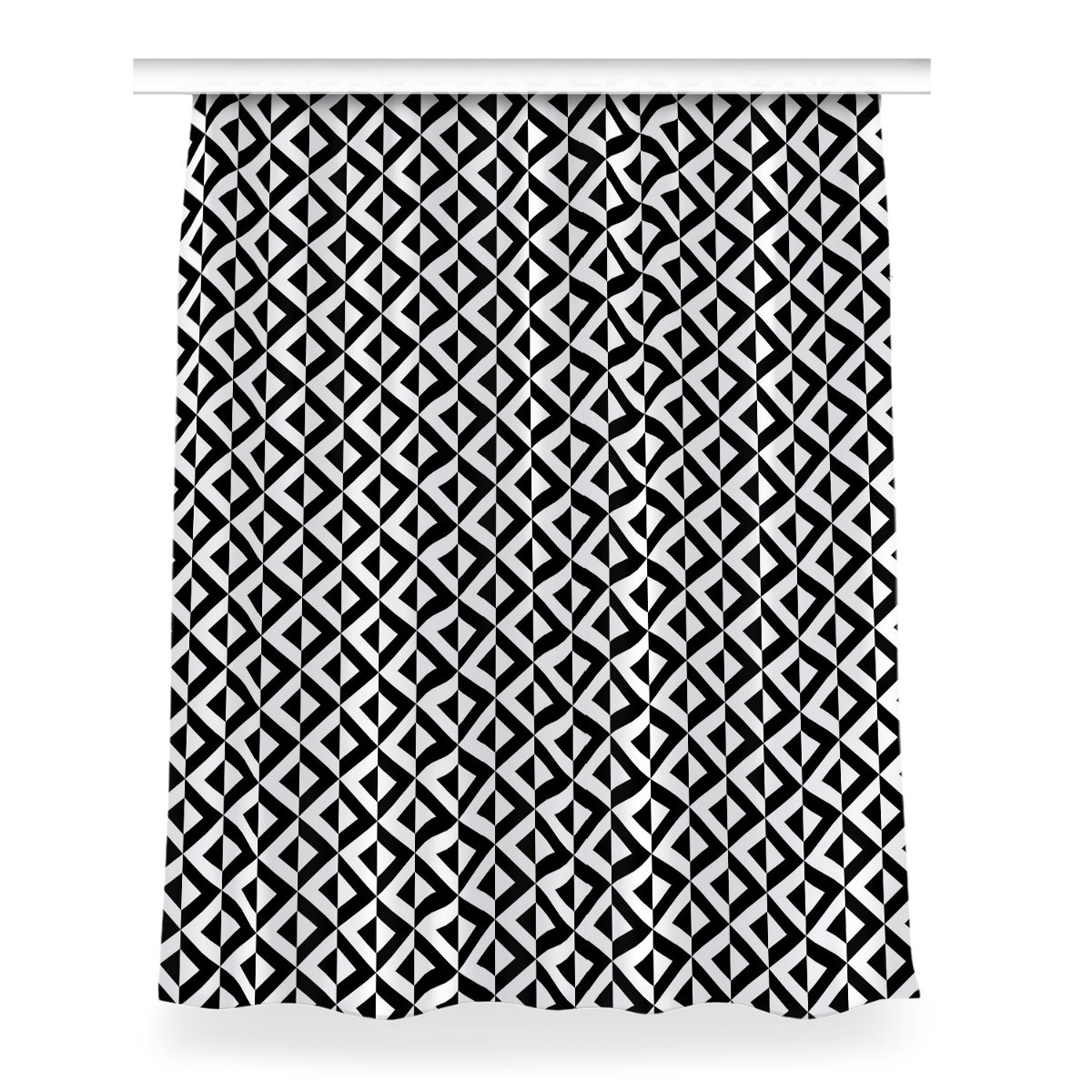 Zasłona przelotki Geometryczna iluzja wzór 150x200, Fabricsy