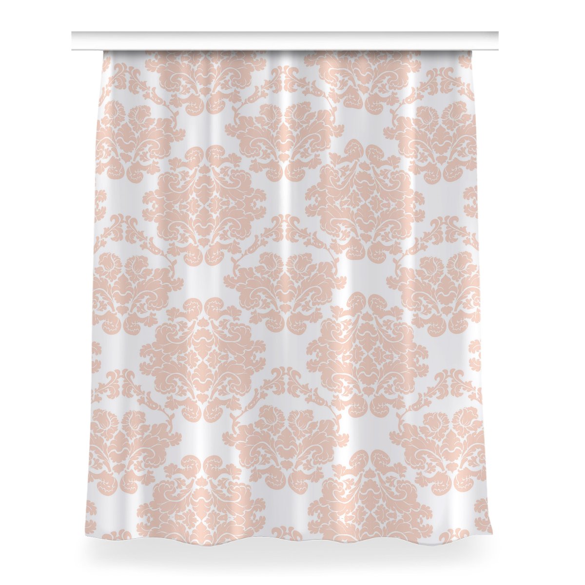 Zasłona z nadrukiem gotowa Kwiat ornament 150x200, Fabricsy