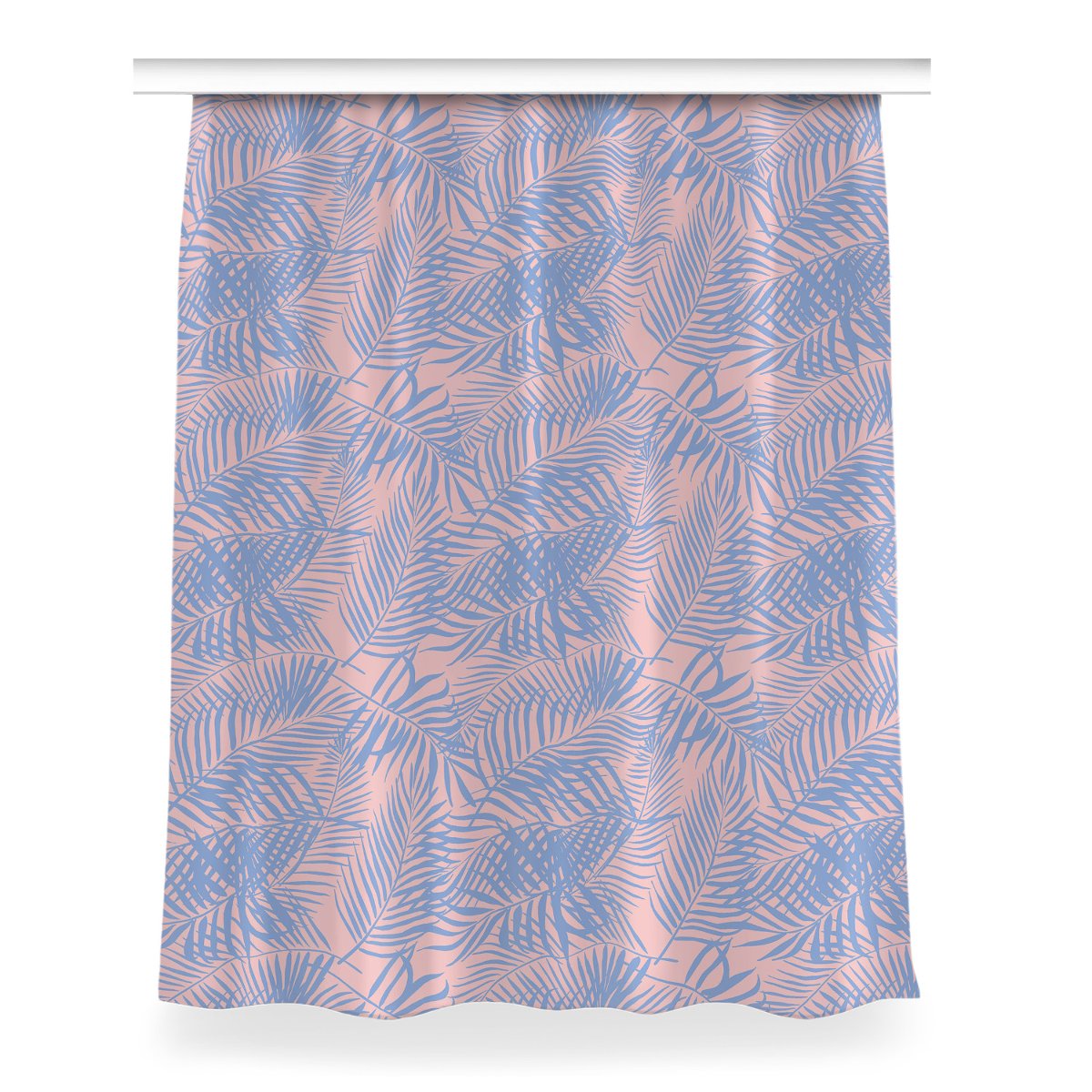 top Zasłona przelotki Palmowe liście dekor 150x200 cm, Fabricsy