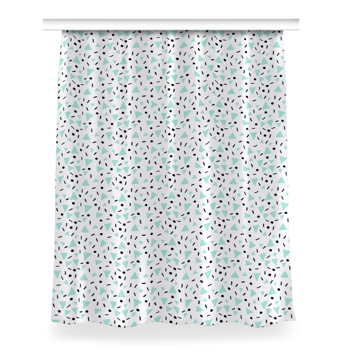 Zasłona z grafiką kolory Wzór retro wzór 150x200, Fabricsy