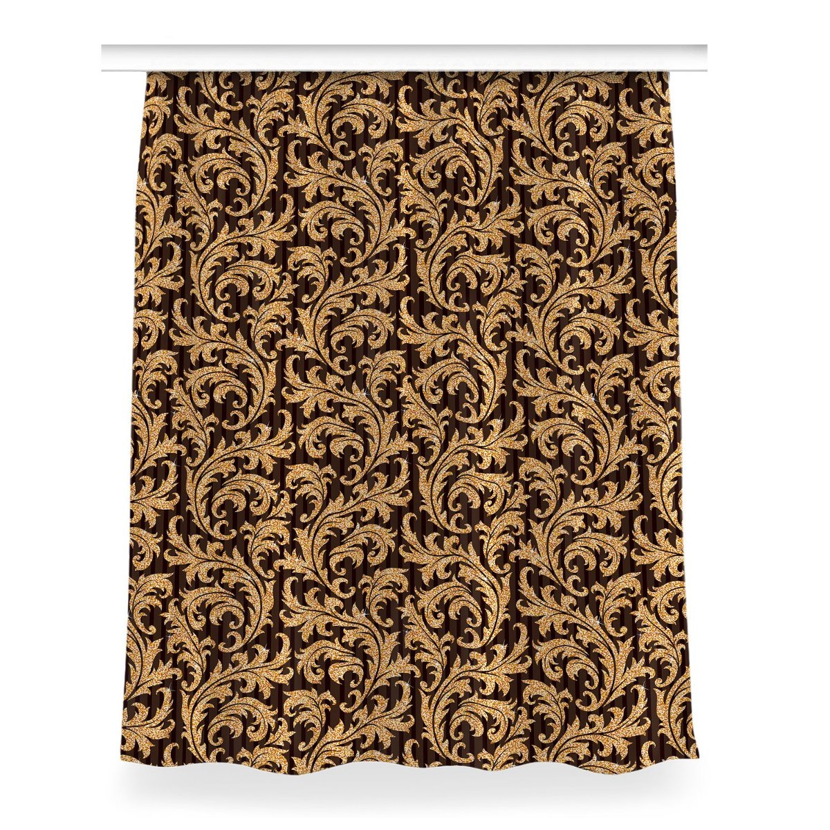 Zasłona gotowa Liściasty wzór do pokoju 150x200 cm, Fabricsy