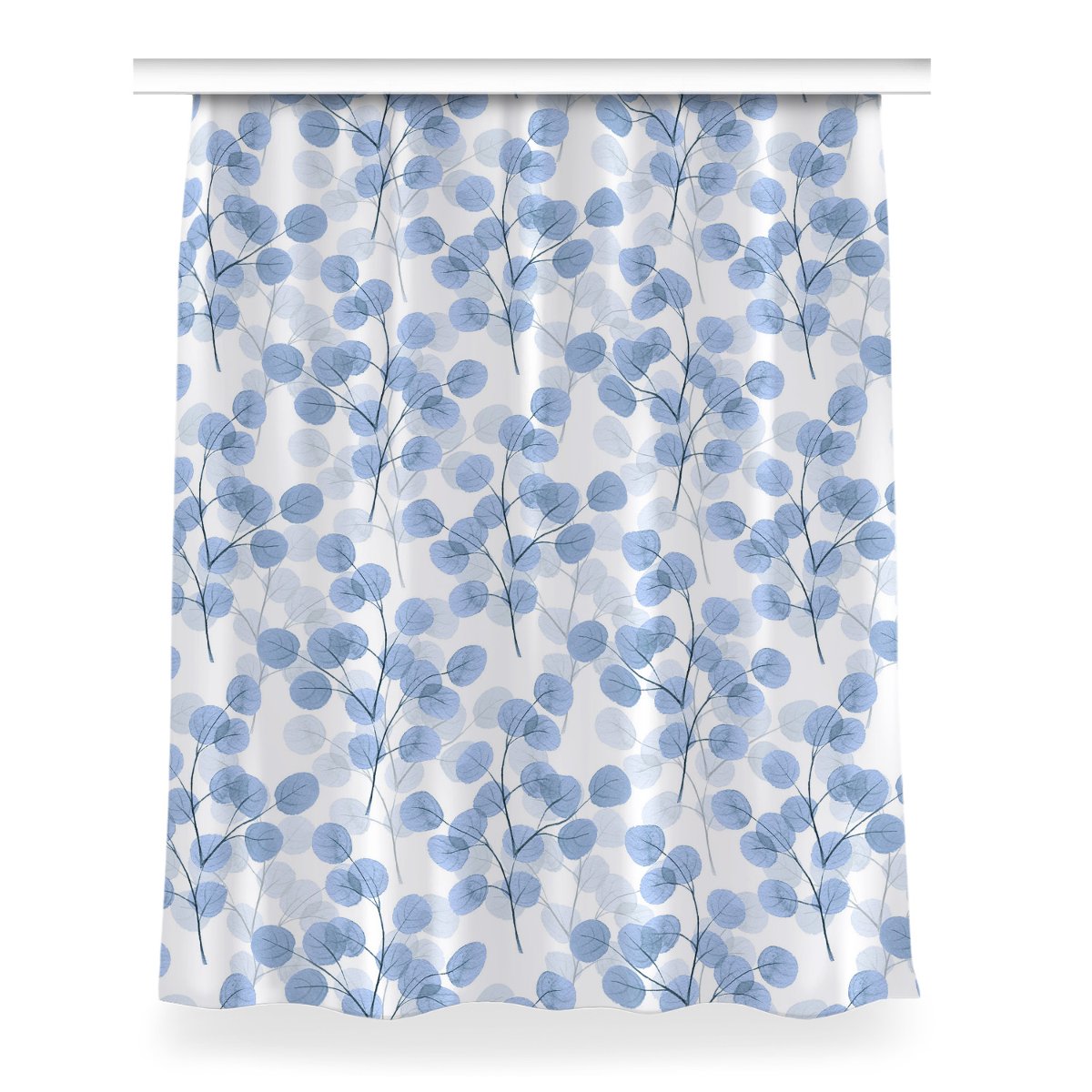 Zasłona gotowa wzór dekor 150x200 Gałęzie z liśćmi, Fabricsy