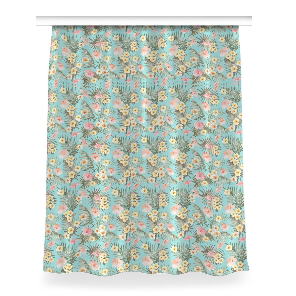 Zasłona do salonu dekor 150x200 Pastelowe kwiaty, Fabricsy