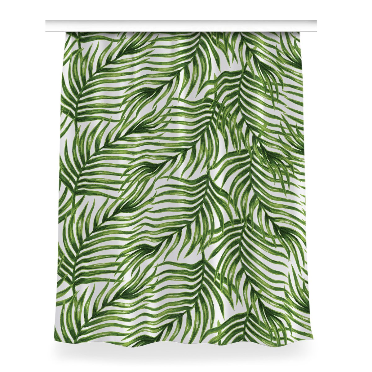 Zasłona gotowa wzór do pokoju 150x200 Liść palmy, Fabricsy