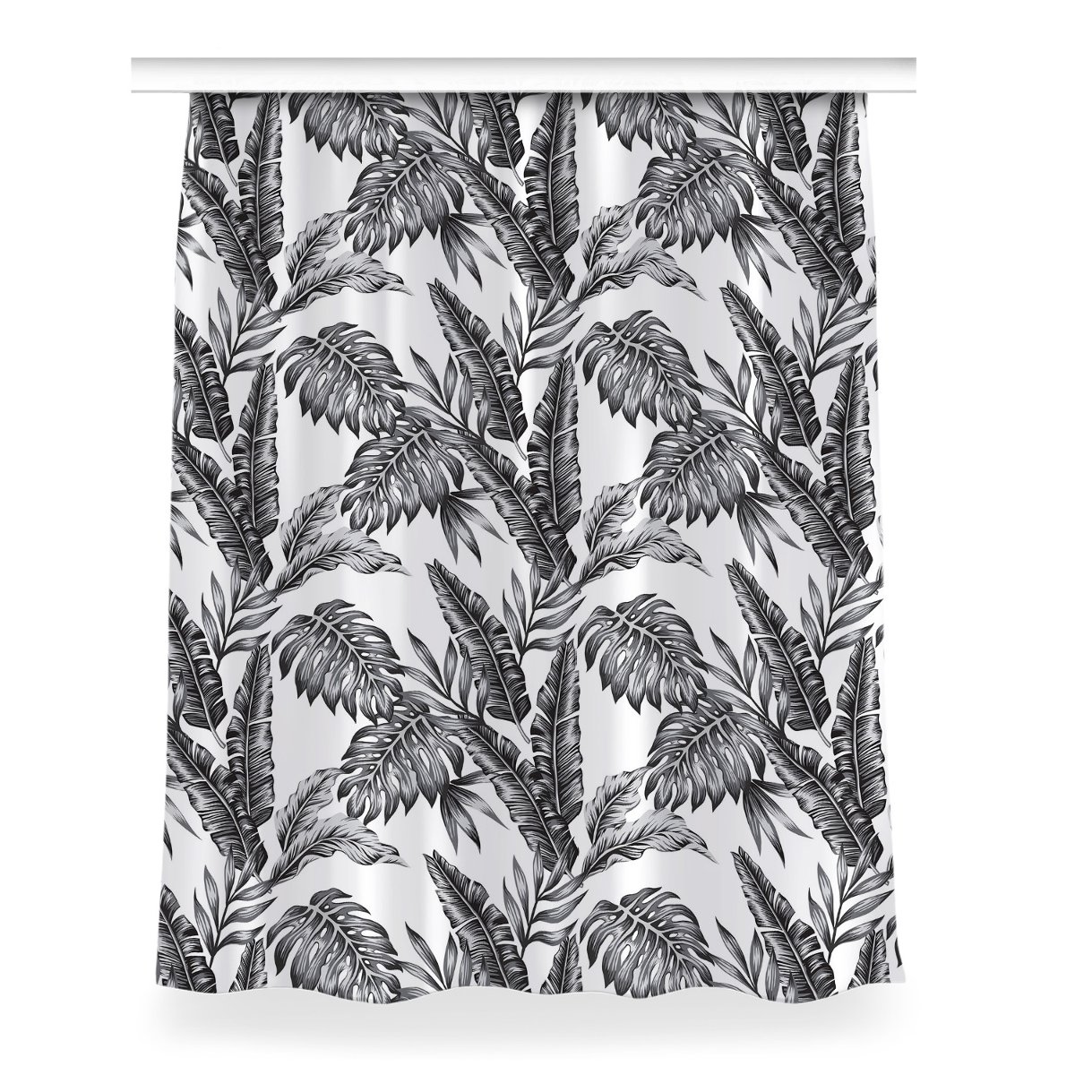 Zasłona z nadrukiem gotowa 150x200 Liście palmowe, Fabricsy