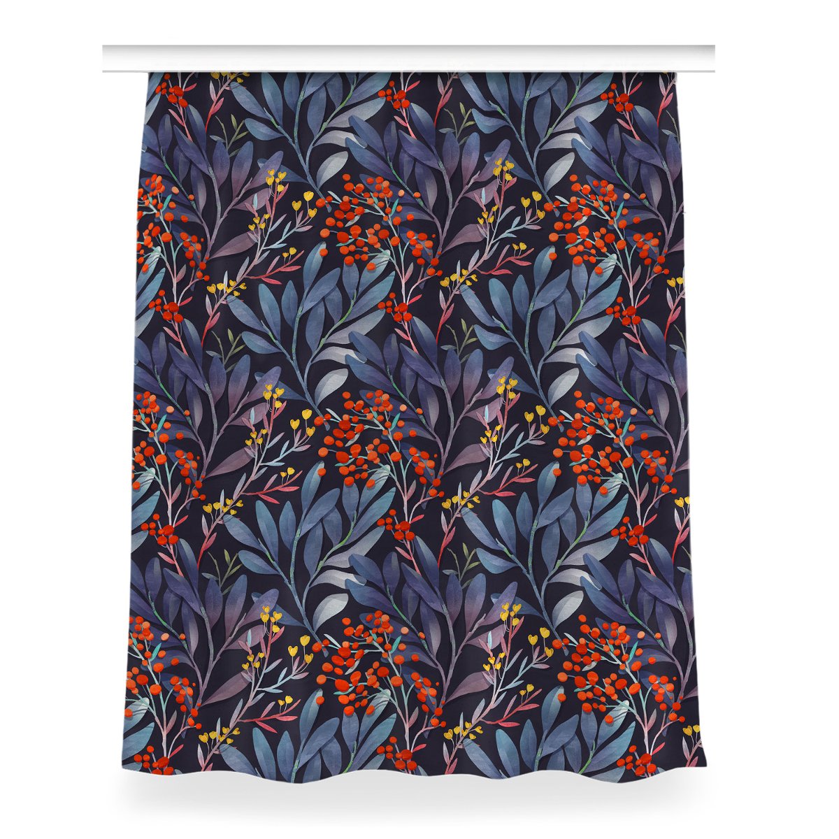 Zasłona klasyczna z grafiką 150x200 Obraz kwiaty, Fabricsy