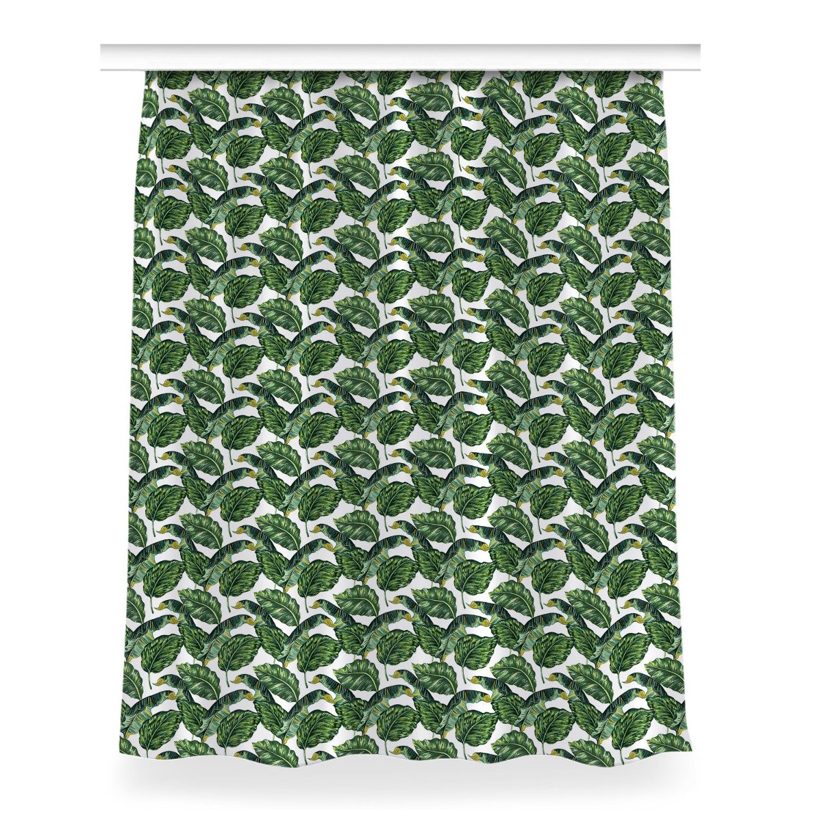 Zasłona klasyczna z grafiką dekor 150x200 Monstera, Fabricsy
