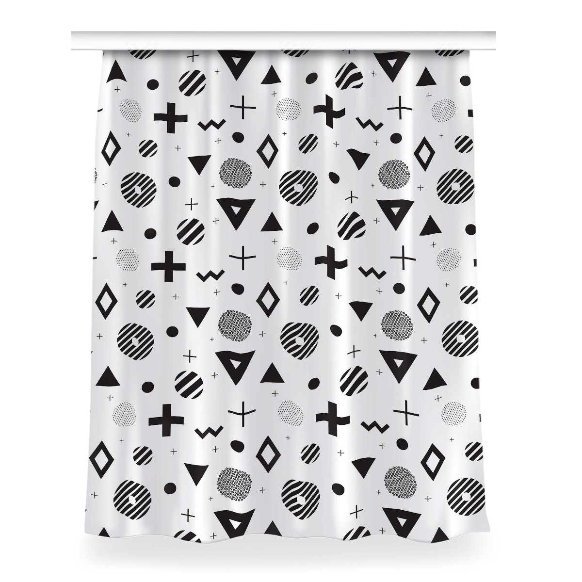 Zasłona na taśmę dekor 150x200 Geometryczne wzory, Fabricsy