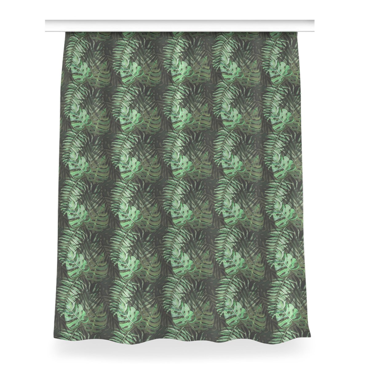 Zasłona gotowa dekor 150x200 Tropikalna Monstera, Fabricsy