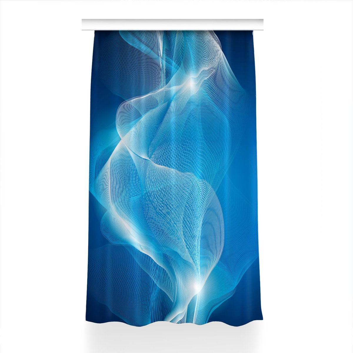 Zasłona z grafiką kolory Płomień do pokoju 150x230, Fabricsy