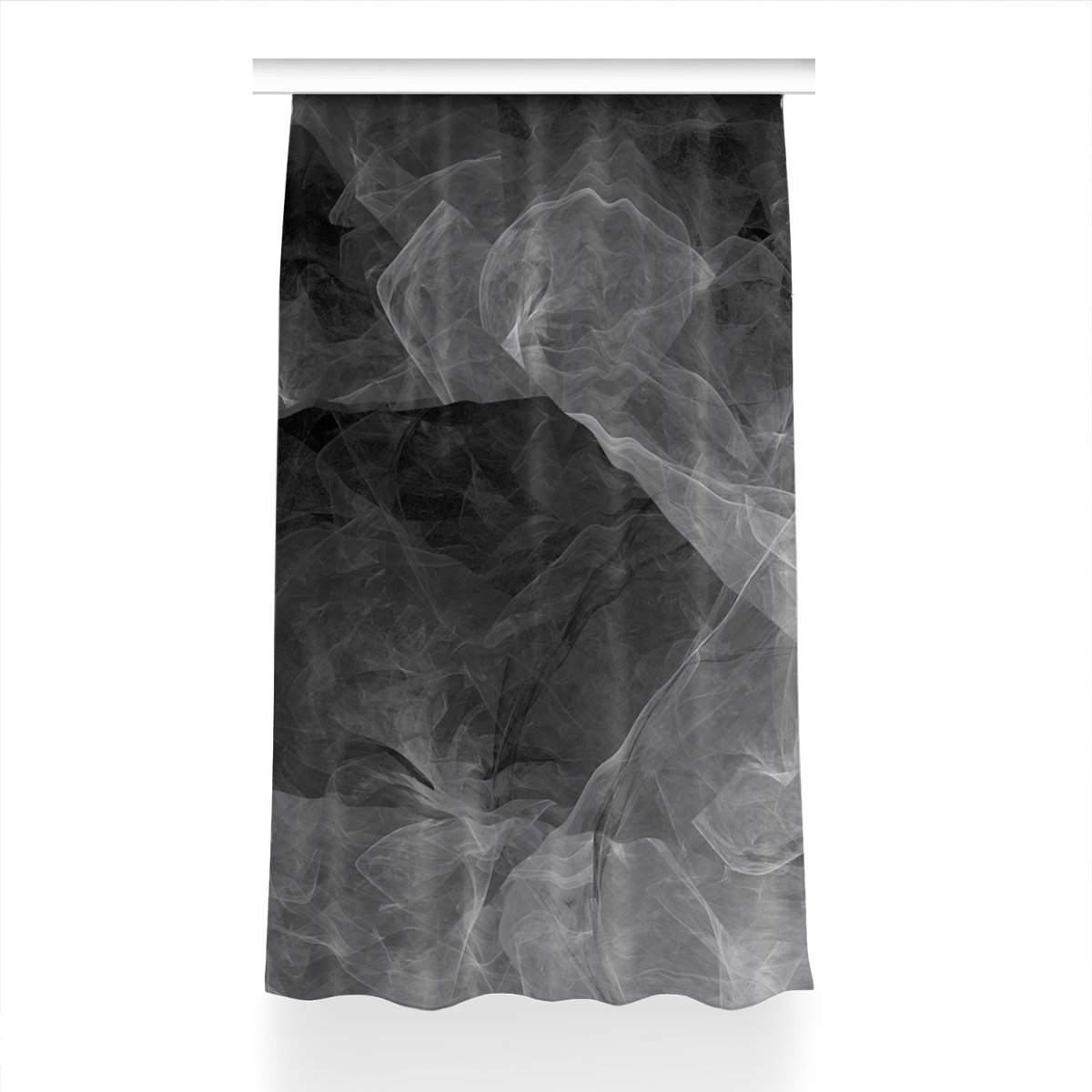 Zasłona gotowa Abstrakcja grafitowa wzór 150x230, Fabricsy
