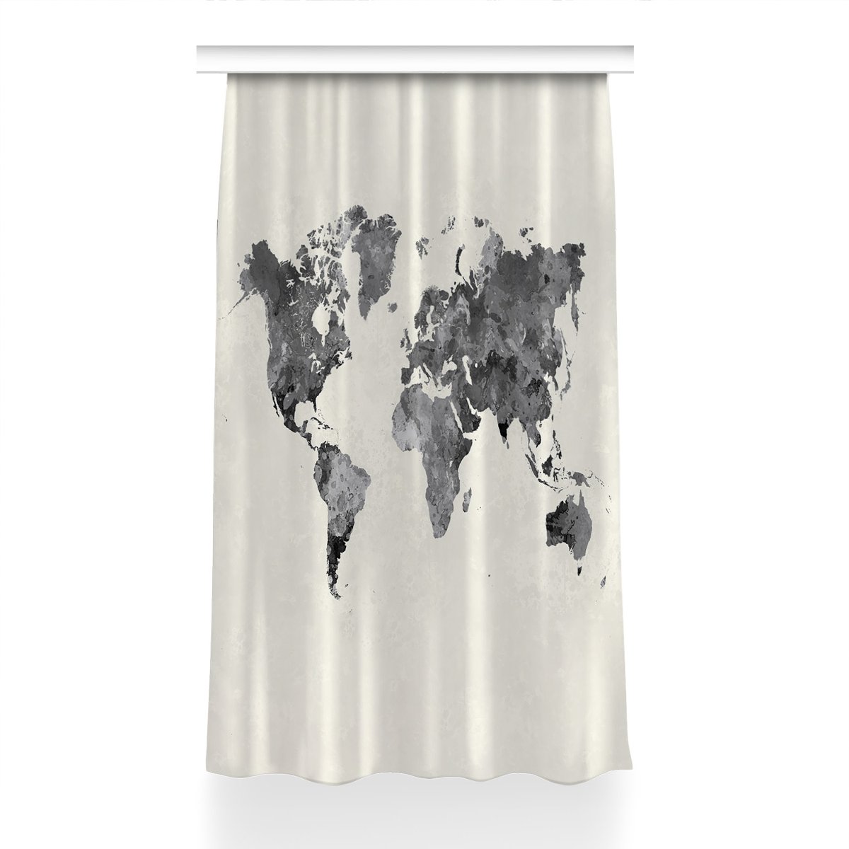 Zasłona Mapa starego świata do sypialni 150x230 cm, Fabricsy