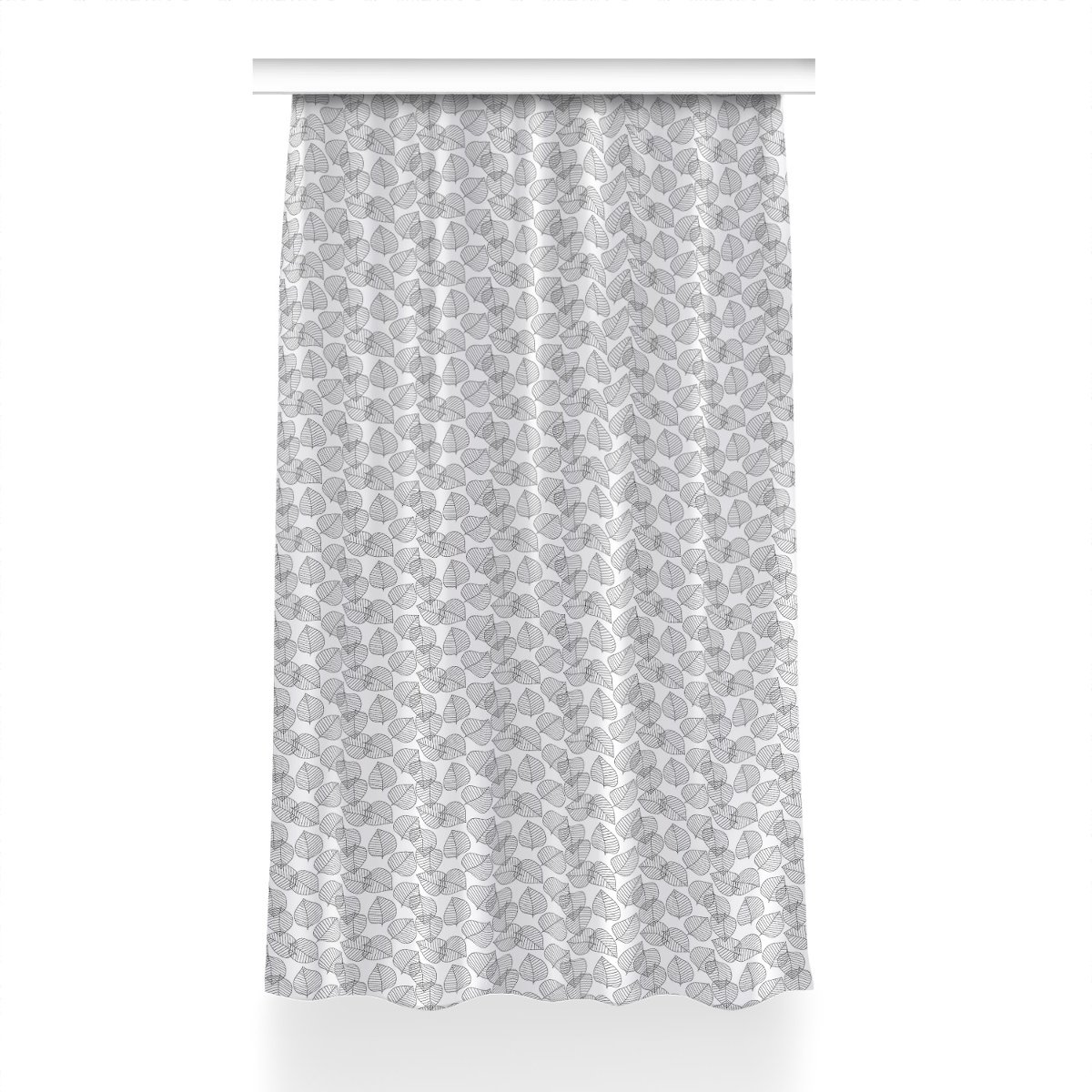 Zasłona gotowa Liście wzór do sypialni 150x230 cm, Fabricsy